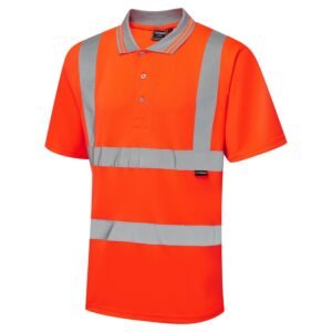 Eco Hi Vis Polo Shirt - Image 7