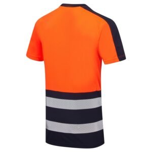 Essentials Hi Vis Eco CoolAir 2 Tone T-Shirt - Image 11