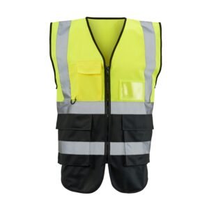 Supertouch Hi Vis 2 Tone Executive Vest - Image 3