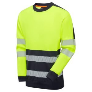 Essentials Hi-Vis Eco CottonCool 2 Tone Sweatshirt - Image 6