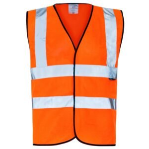 Supertouch Hi Vis Velcro Vest - Image 4