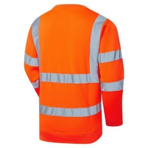Supertouch Hi Vis Crew Neck Sweatshirt - Image 4