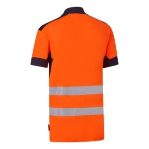 System Hi-Vis Eco CottonCool Short Sleeve Polo - Image 9