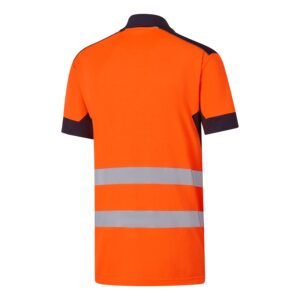 System Hi-Vis Eco CottonCool Short Sleeve Polo - Image 8