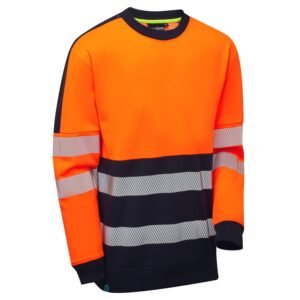 Essentials Hi-Vis Eco CottonCool 2-Tone Sweatshirt - Image 5