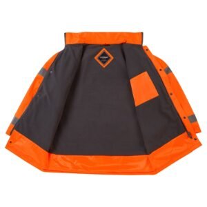 Supertouch Hi Vis Fleece Lined Parka - Image 5