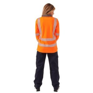 Ladies Hi Vis Jaya Bird Eye Polo - Image 12