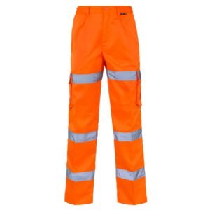 Supertouch Hi Vis 3 Band Combat Trousers - Image 5