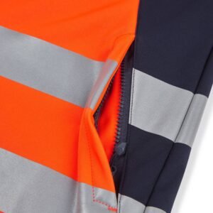 System Hi Vis Eco 3-Layer Softshell Parka - Image 7