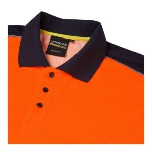 System Hi-Vis Eco CottonCool Short Sleeve Polo - Image 10
