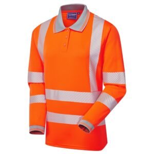 Ladies Hi Vis Jaya Bird Eye Polo - Image 8