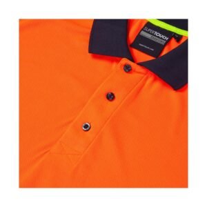 Essentials Hi-Vis Eco Coolair 2 Tone Polo Shirt - Image 12