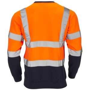Supertouch Hi-Vis 2 Tone Sweatshirt - Image 3