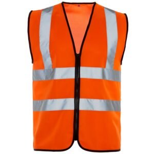 Supertouch Hi Vis Zip Vest - Image 3