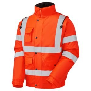 Stormflex® Hi Vis PU Bomber Jacket - Image 3