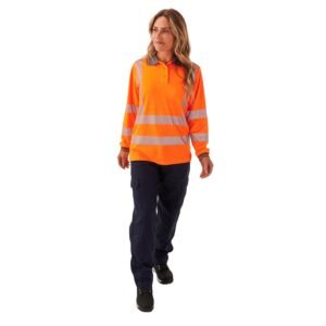 Ladies Hi Vis Jaya Bird Eye Polo - Image 10