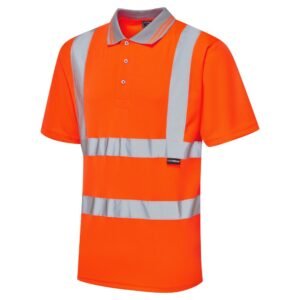 Supertouch Hi Vis Bird Eye Polo Shirt - Image 3